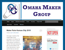 Tablet Screenshot of omahamakergroup.org